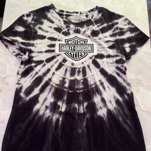 Harley-Davidson Monochrome Tie-Dye Tee
